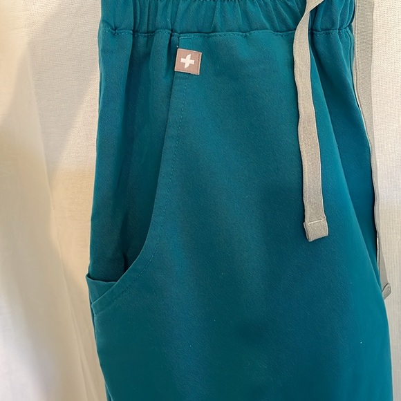 FIGS Pacific Blue High Waisted Zamora Jogger Scrub Pants™ - Picture 2 of 5